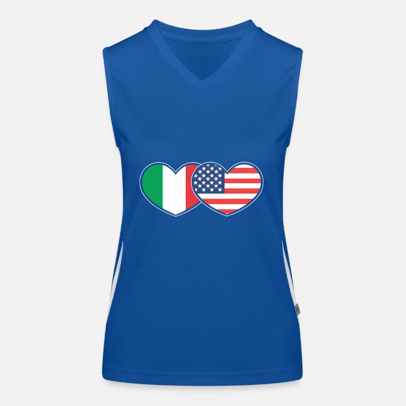 Italie Débardeur respirant contrasté Femme