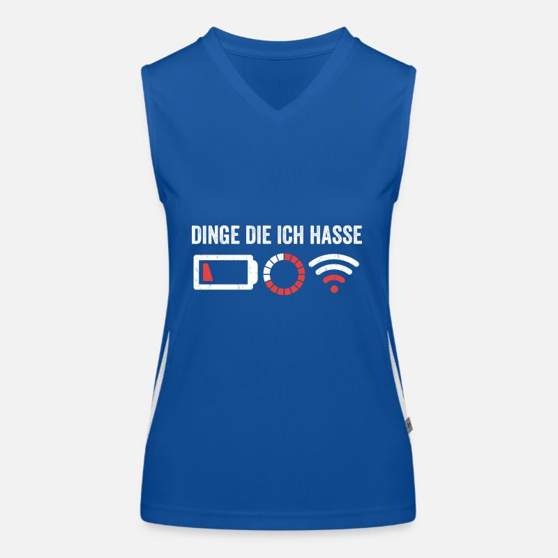 Dinge die ich hasse Funktionelles Kontrast-Tank Top für Frauen