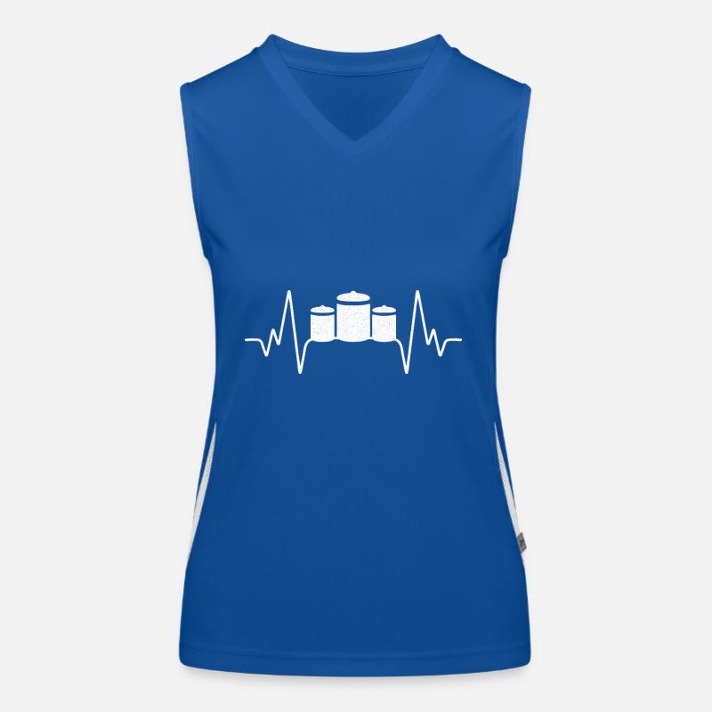 Baking spice container Women's Functional Contrast Tank Top