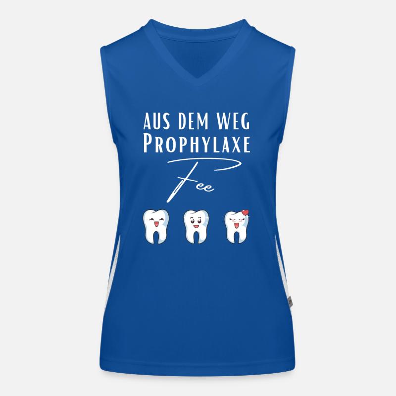 Propyhlaxe FEE Prophylaxeassistentin ZMF ZFA Funktionelles Kontrast-Tank Top für Frauen