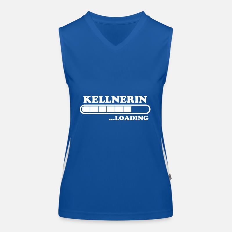 Kellnerin Spruch Kellner Beruf Kellnerin Geschenk Funktionelles Kontrast-Tank Top für Frauen