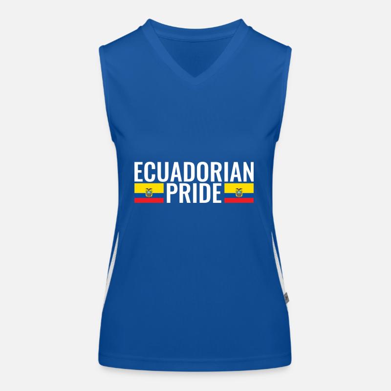 Ecuadorian Pride Ecuador Ecuadorian Flag Women's Functional Contrast Tank Top
