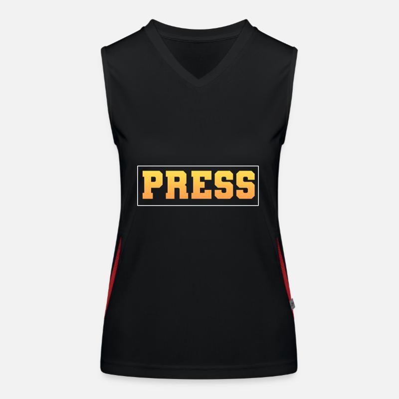 Author Press (Media) Women's Functional Contrast Tank Top