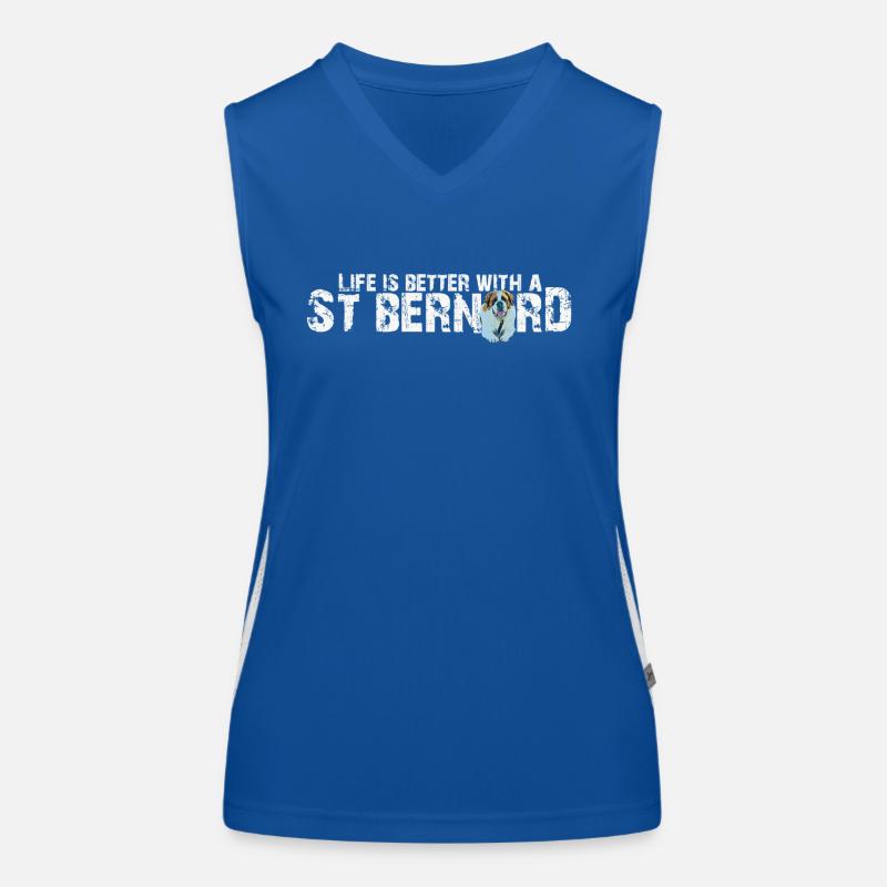 Saint-Bernard Débardeur respirant contrasté Femme