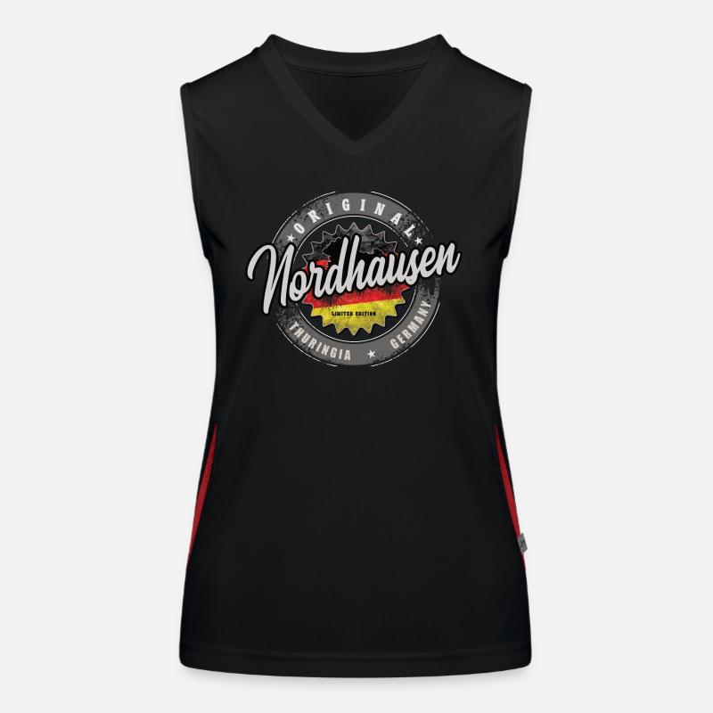 Original Germany Thuringia Nordhausen Women's Functional Contrast Tank Top