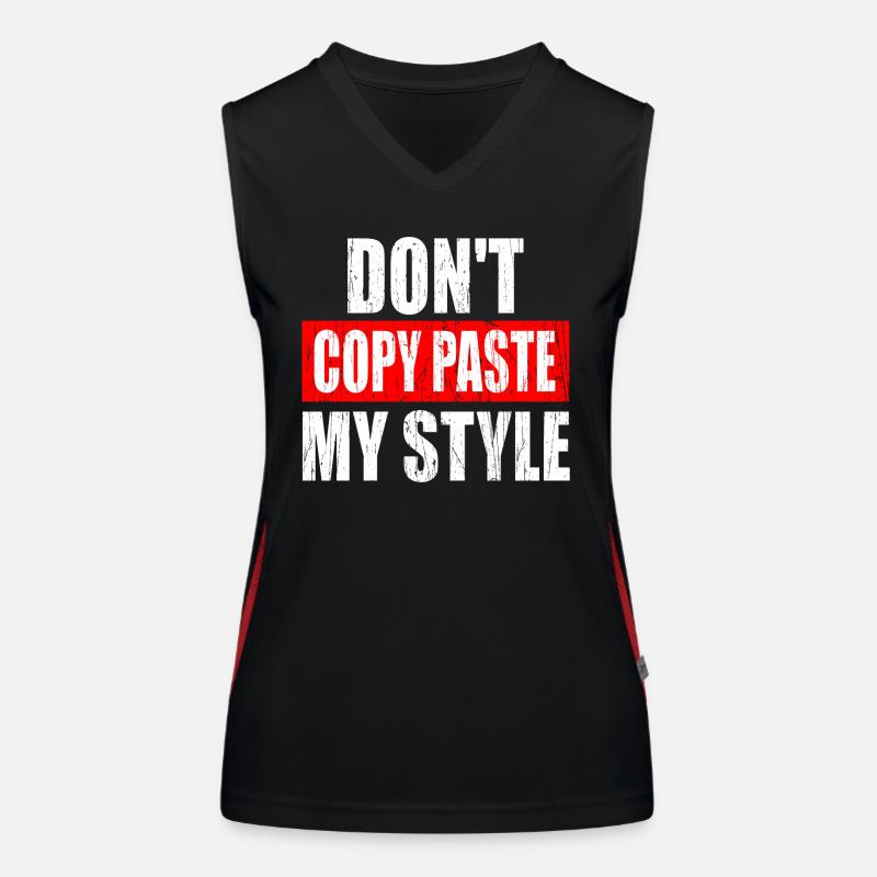 NE PAS COPIER MON STYLE Débardeur respirant contrasté Femme