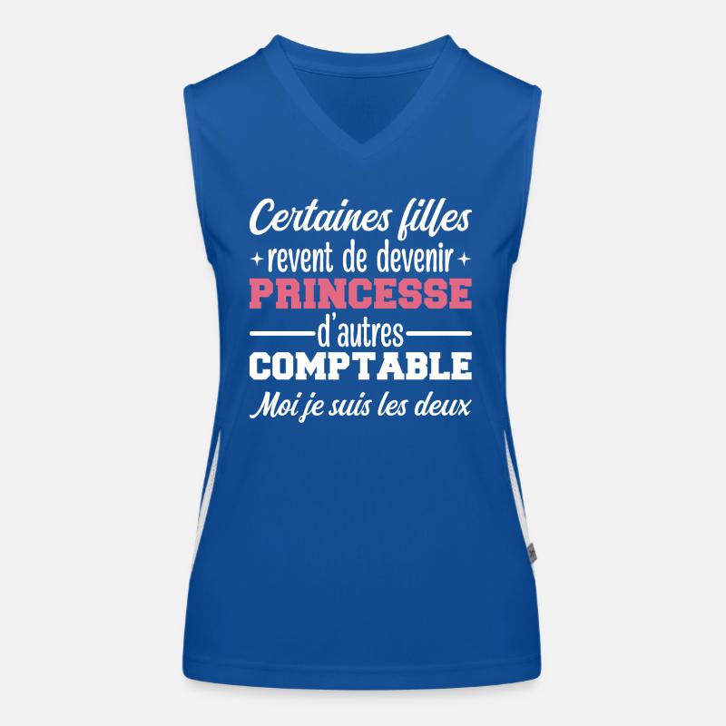 Princesse Comptable Débardeur respirant contrasté Femme