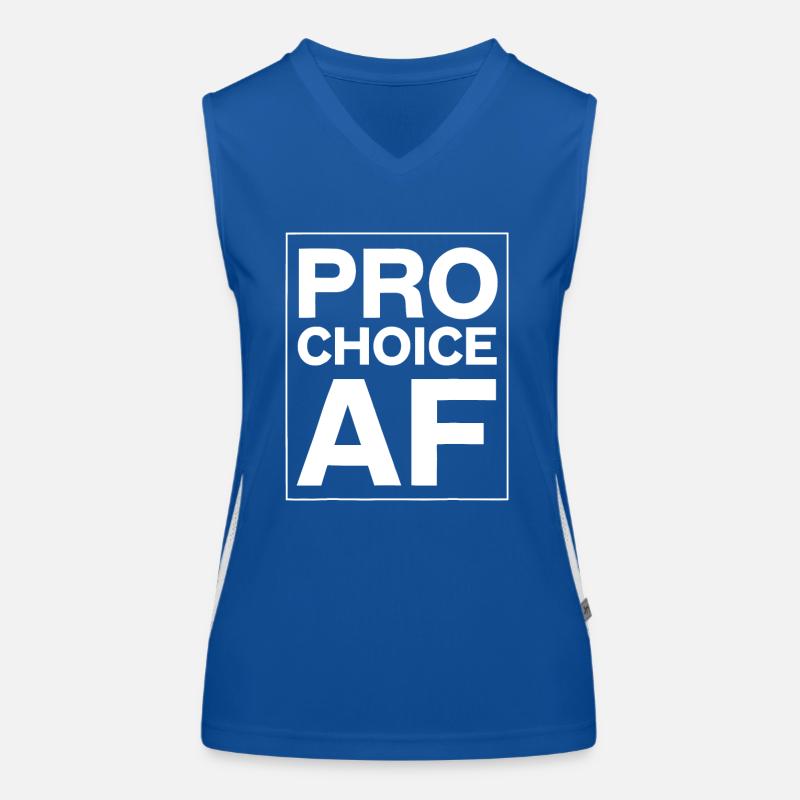Pro Choice AF Pro Abortion Feminist Women's Rights Women's Functional Contrast Tank Top