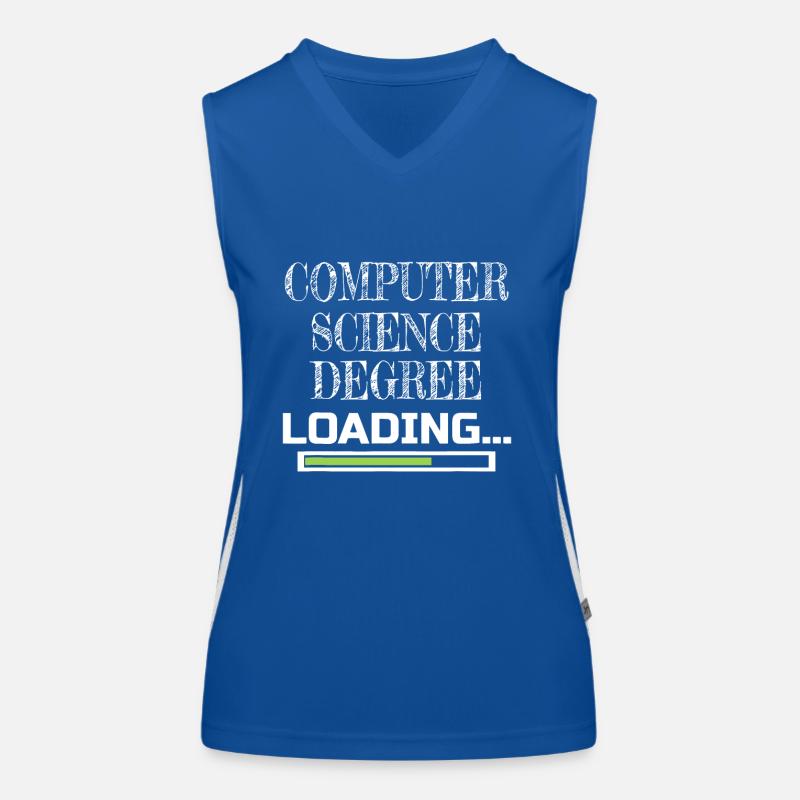 Informatik-Abschluss Loading CS School Major Funktionelles Kontrast-Tank Top für Frauen