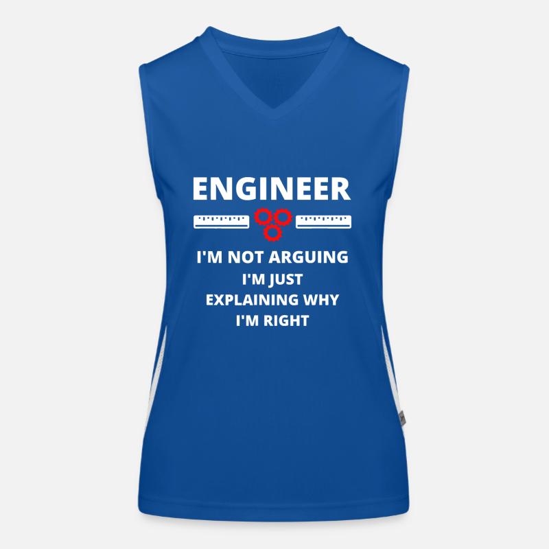 Engineer I'm Not Arguing - Engineering Women's Functional Contrast Tank Top