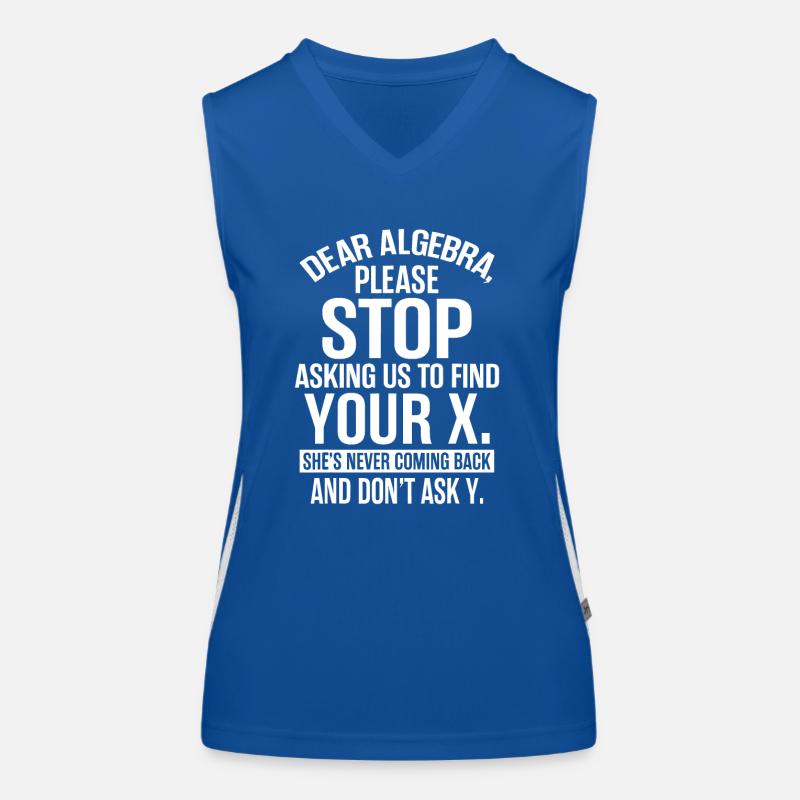Complicated Math Apparel - Awesome Funny Algebra Women's Functional Contrast Tank Top