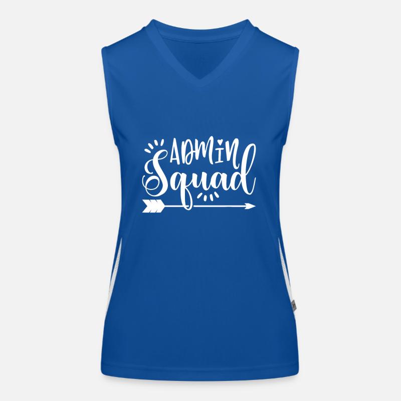 School Admin Gift Admin Squad Women's Functional Contrast Tank Top