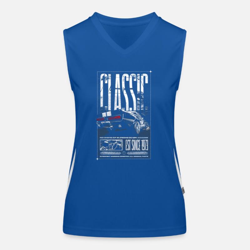 Ich bin nicht alt, ich bin ein Oldtimer, Jahrgang 1973 Funktionelles Kontrast-Tank Top für Frauen