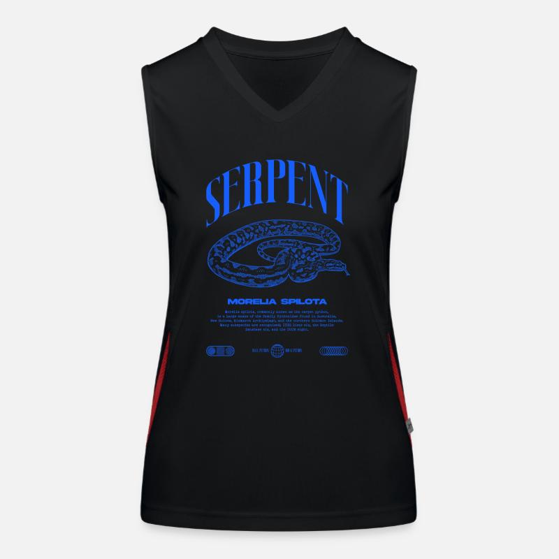 Teppich Python Moderne Reptile Keeper Streetwear Funktionelles Kontrast-Tank Top für Frauen