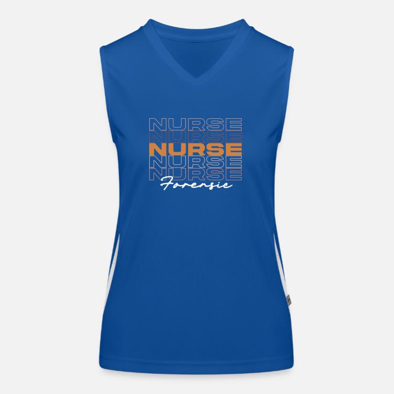 Black Strong Forensic Nurse Melanin African Women's Functional Contrast Tank Top