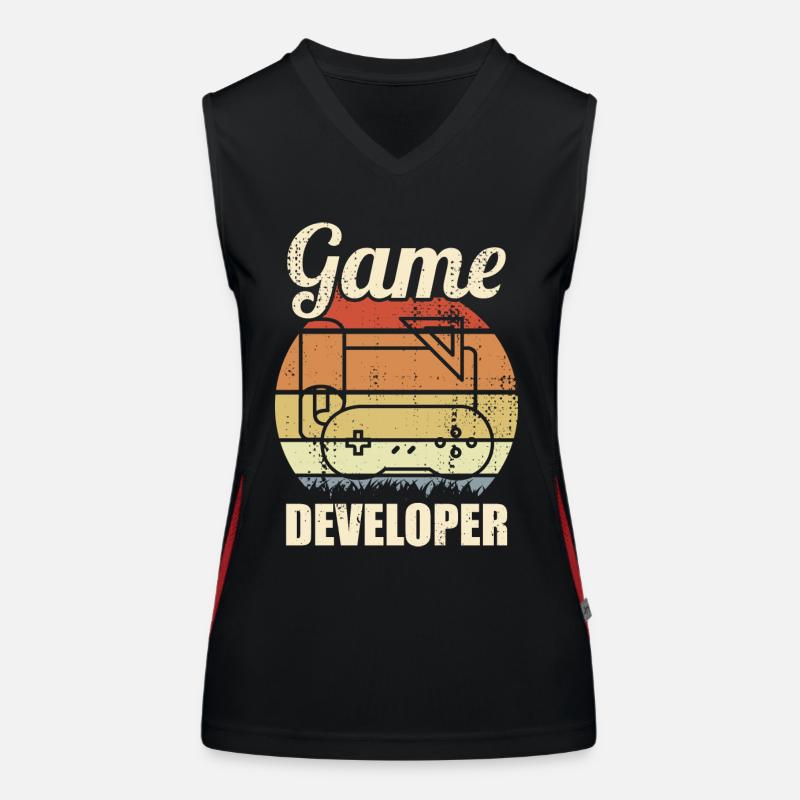 Game Development Women's Functional Contrast Tank Top