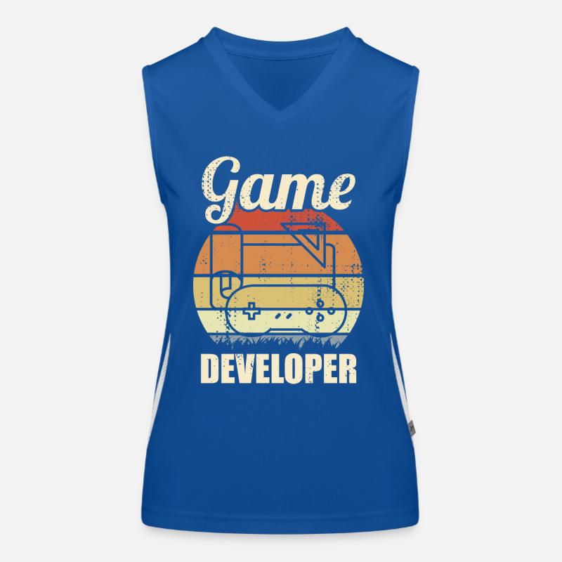 Spieleentwicklung Funktionelles Kontrast-Tank Top für Frauen