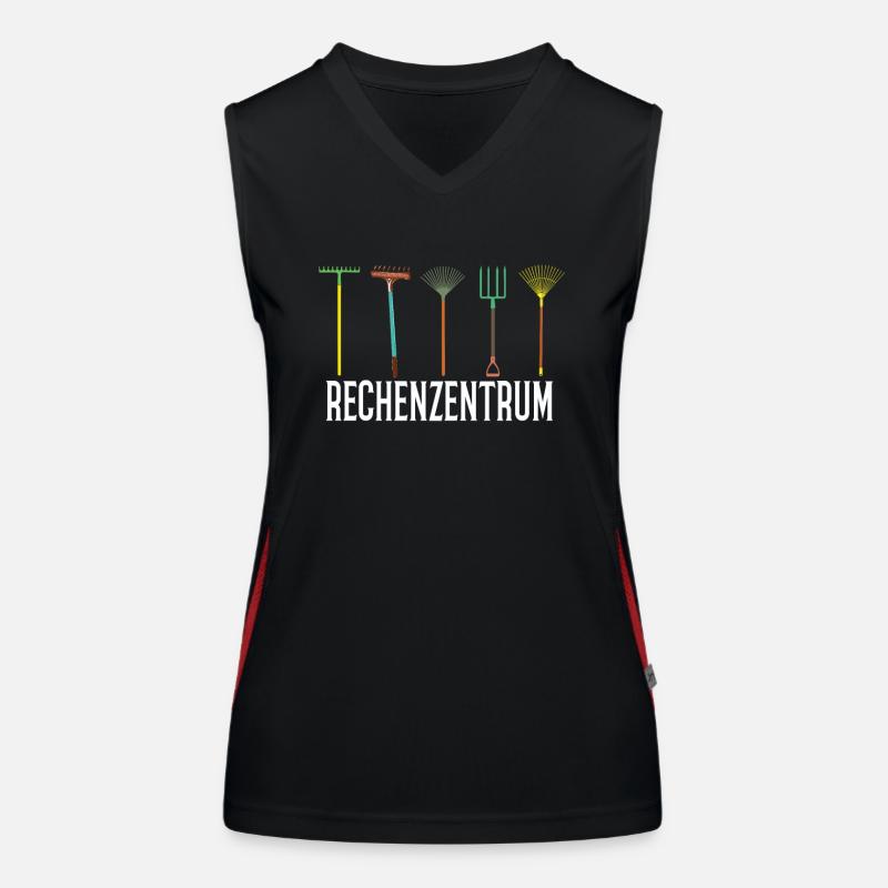 Data center Gardening Landschftsgärtner Women's Functional Contrast Tank Top