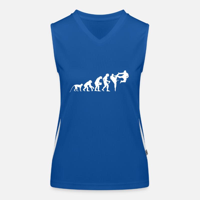 TAEKWONDO EVOLUTION Funktionelles Kontrast-Tank Top für Frauen