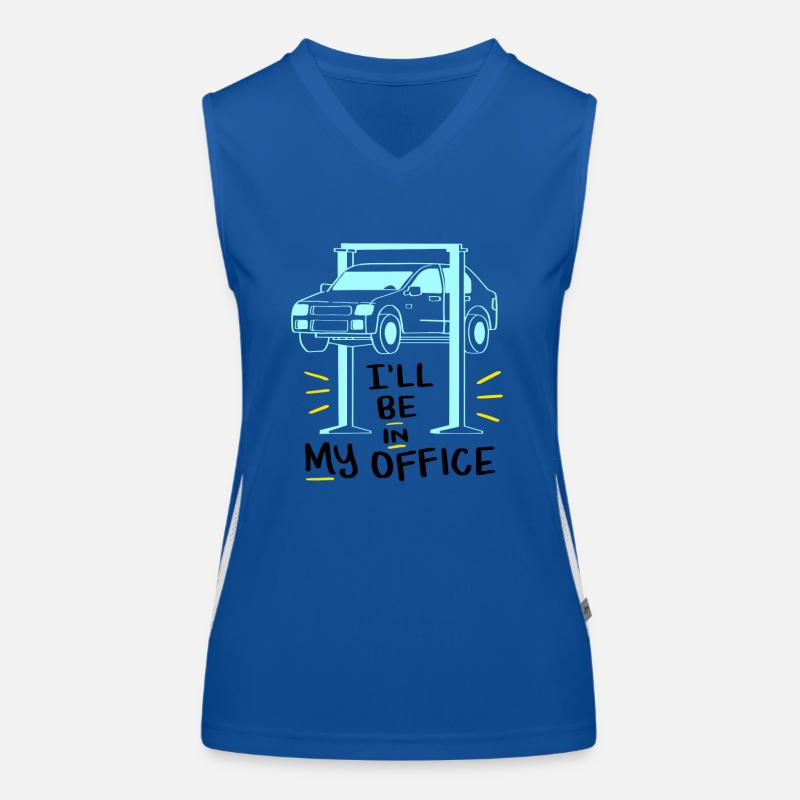 Mechanical mechanic profession gift Women's Functional Contrast Tank Top