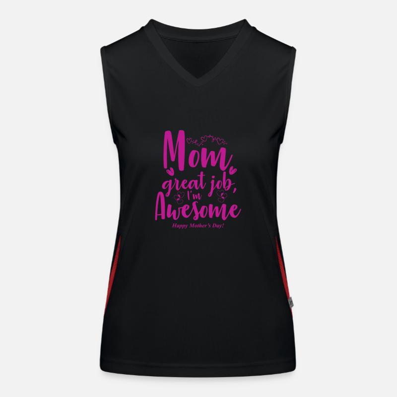 Muttertag Mothersday Muttertagsgeschenk Funktionelles Kontrast-Tank Top für Frauen