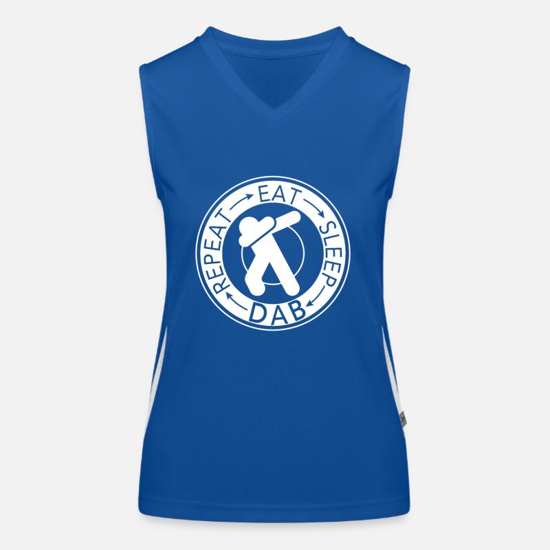 Dabbing Funktionelles Kontrast-Tank Top für Frauen