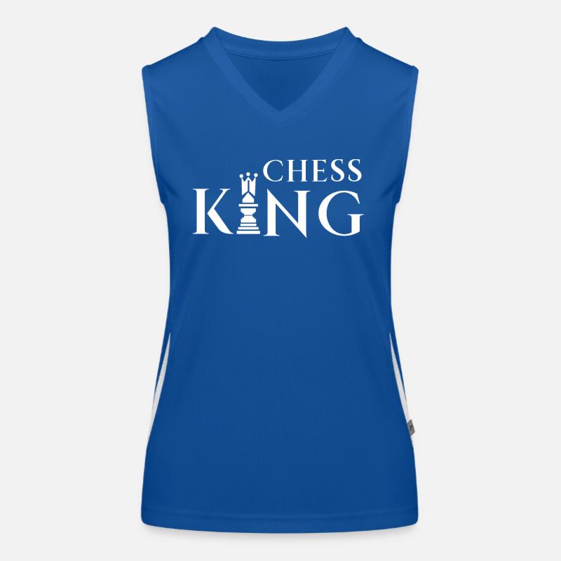 Chess - Chess player - Chess game - King Women's Functional Contrast Tank Top