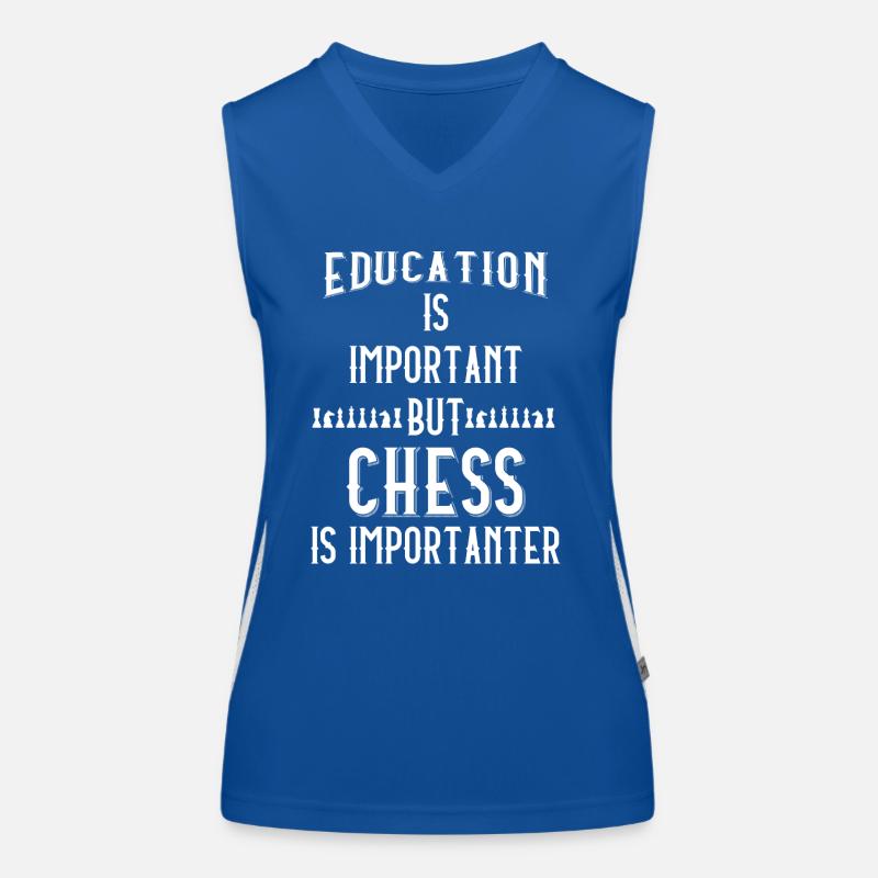 Echecs - Echecs - Echecs - Education Débardeur respirant contrasté Femme