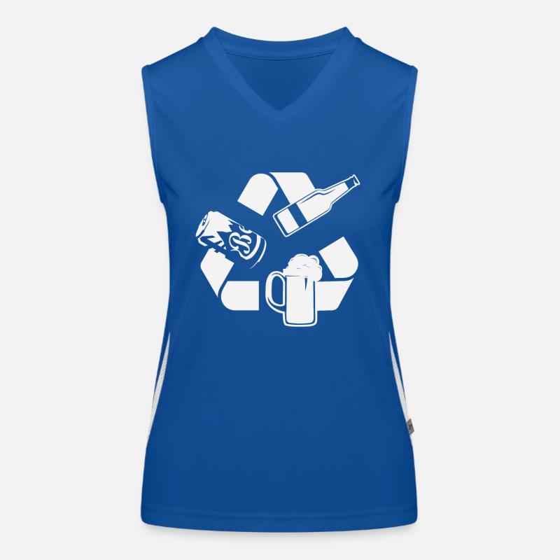 Bierzyklus Funktionelles Kontrast-Tank Top für Frauen