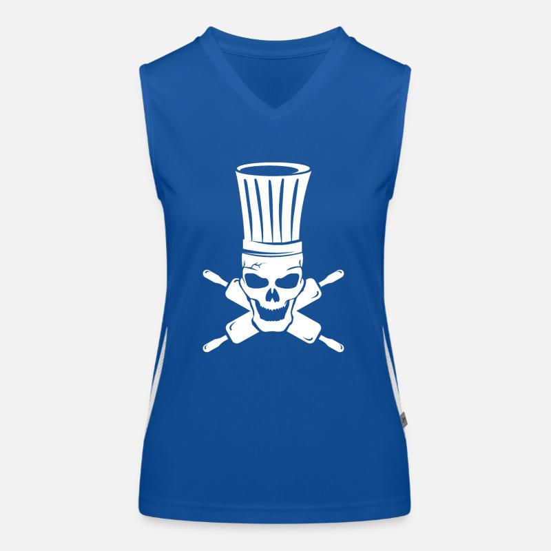 Cuisine Cook Pirates Débardeur respirant contrasté Femme
