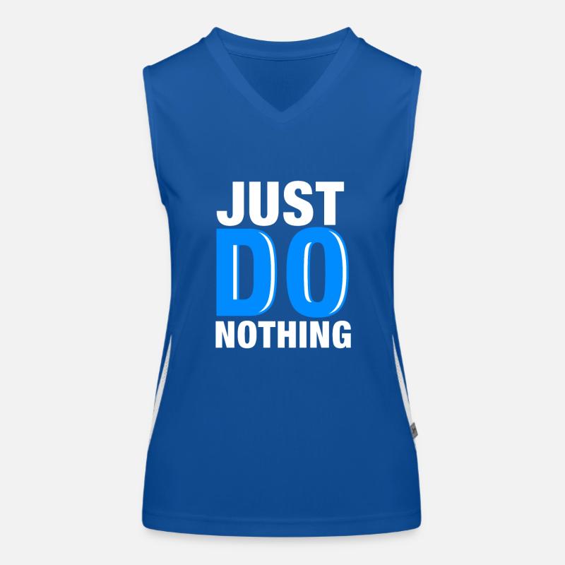 Ne fais rien Débardeur respirant contrasté Femme