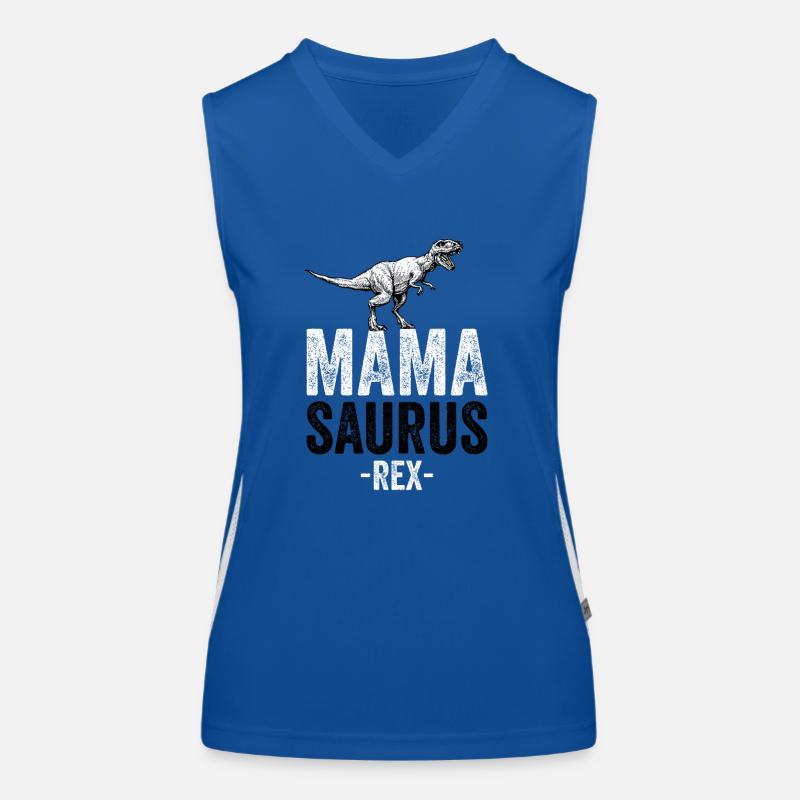 MAMASAURUS REX -lustiges Geschenk Mama Muttertag Funktionelles Kontrast-Tank Top für Frauen