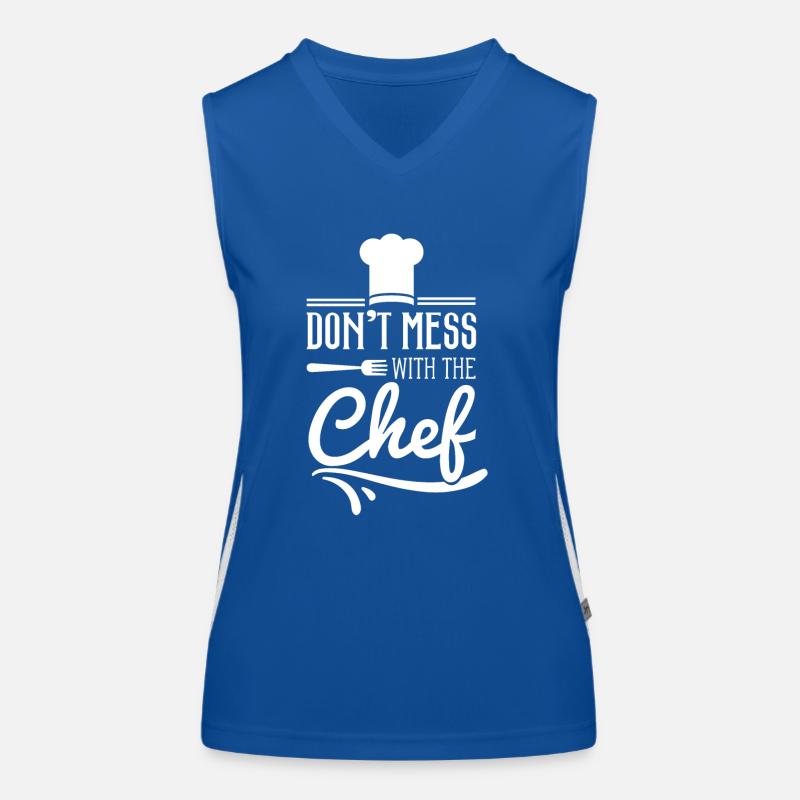 Chef Chef Chef Chef cooking Women's Functional Contrast Tank Top