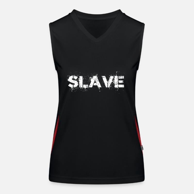 Esclave esclave Bdsm Sadomaso Submissive Débardeur respirant contrasté Femme