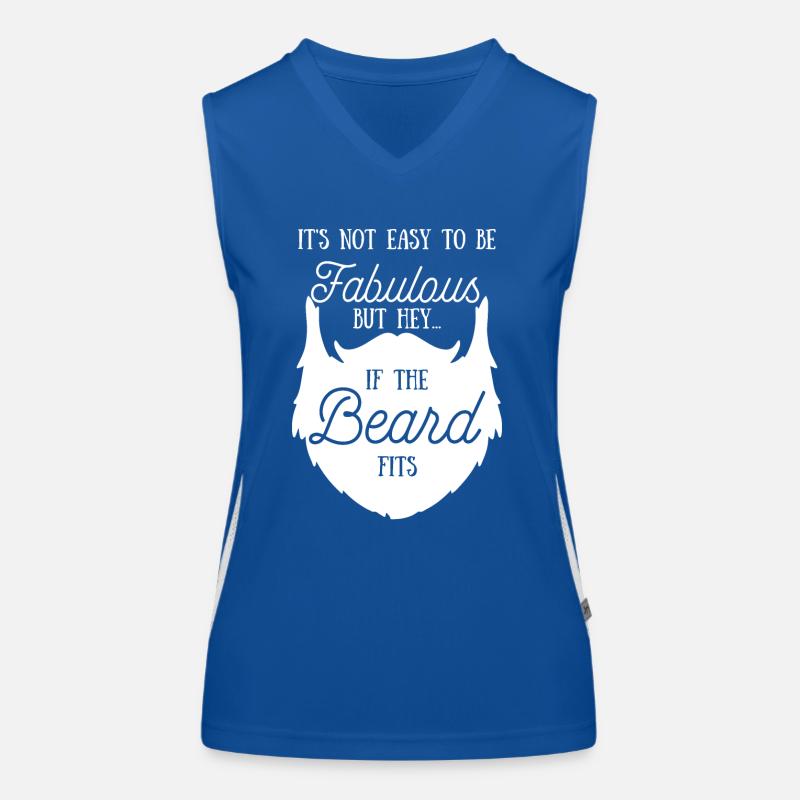 Bart - Bartträger - Bärtig - Bärte - Lustig Funktionelles Kontrast-Tank Top für Frauen