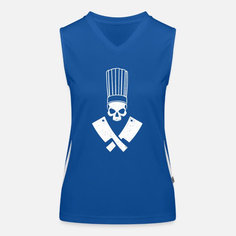 Kochen Funktionelles Kontrast-Tank Top für Frauen