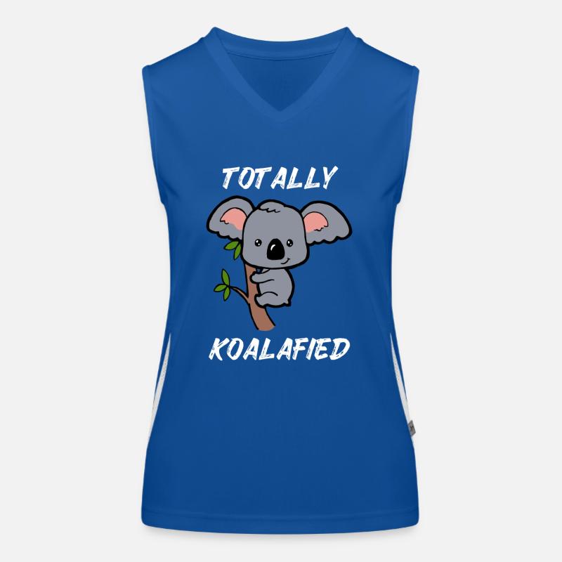 Doux Koala petit bébé Koala Eucalyptus Débardeur respirant contrasté Femme