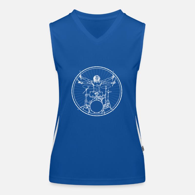 Drums Women's Functional Contrast Tank Top