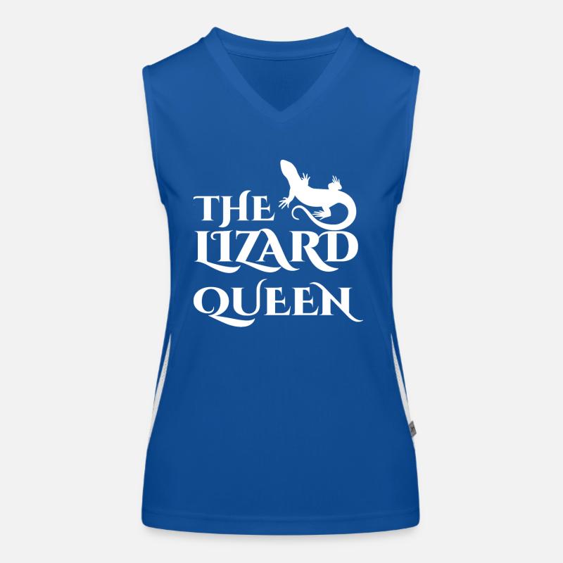 Lizard - Lizards - Lizard owner - Queen Women's Functional Contrast Tank Top