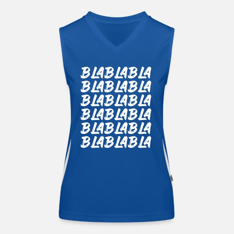 Bla Bla Bla Bla Bla Les discussions stupides Labern Débardeur respirant contrasté Femme