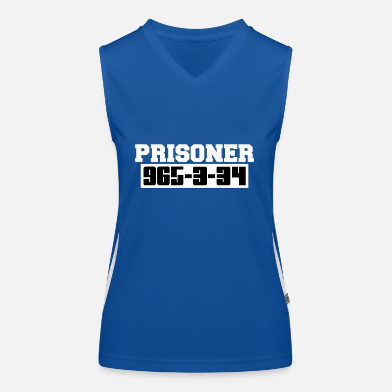 Prisoner nice cool gift Women's Functional Contrast Tank Top