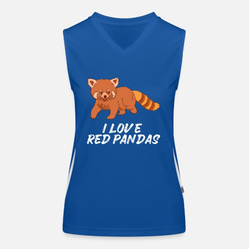 Süßer Katzenbär Roter Panda Red Panda Funktionelles Kontrast-Tank Top für Frauen