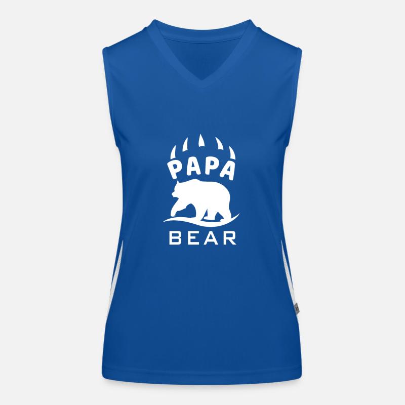 Daddy Bear Dad Dad Daddy Daddy Shirt Women's Functional Contrast Tank Top