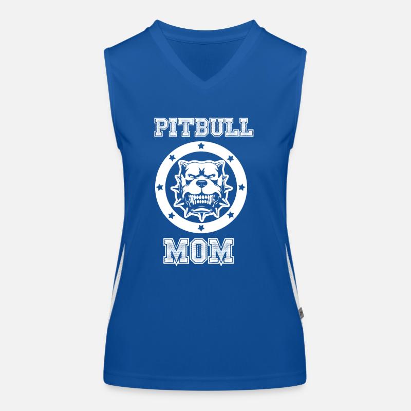 Pitbull Mama Funktionelles Kontrast-Tank Top für Frauen
