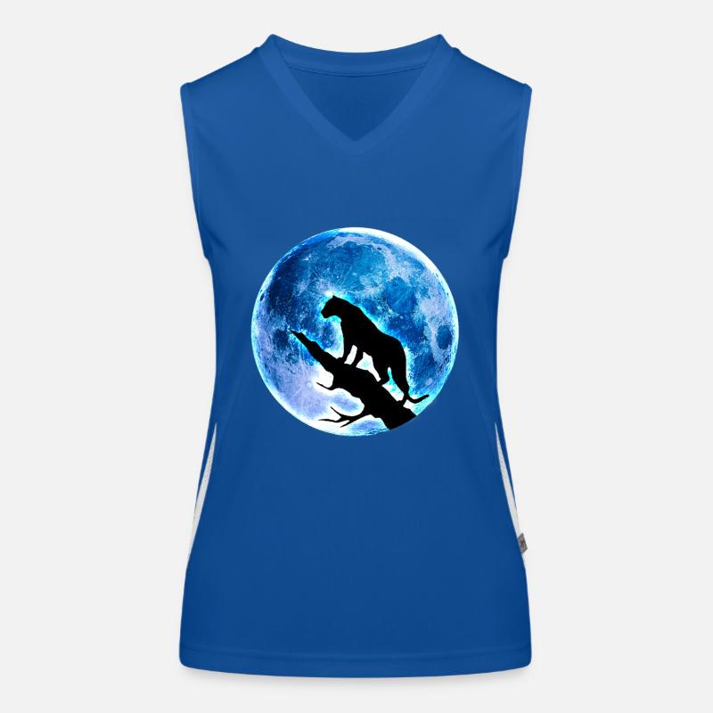 full moon Women's Functional Contrast Tank Top