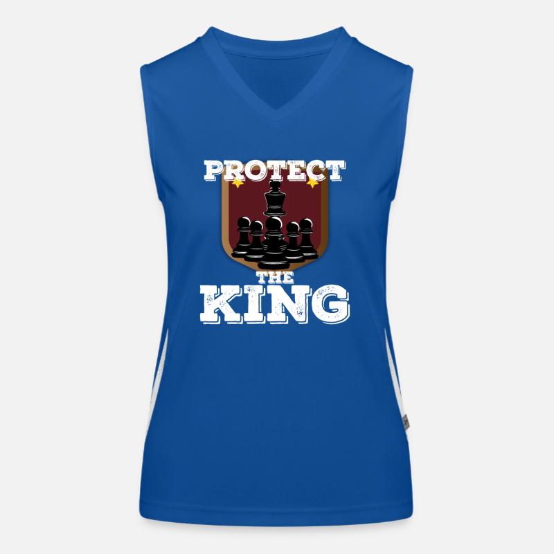 schach Funktionelles Kontrast-Tank Top für Frauen