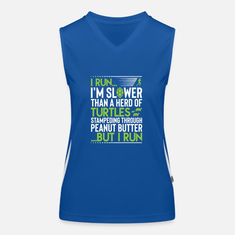 Running Slow Women's Functional Contrast Tank Top