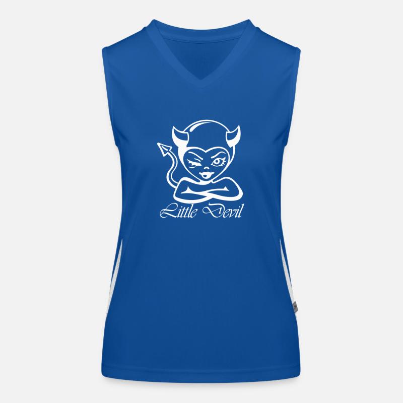 Little devil Débardeur respirant contrasté Femme