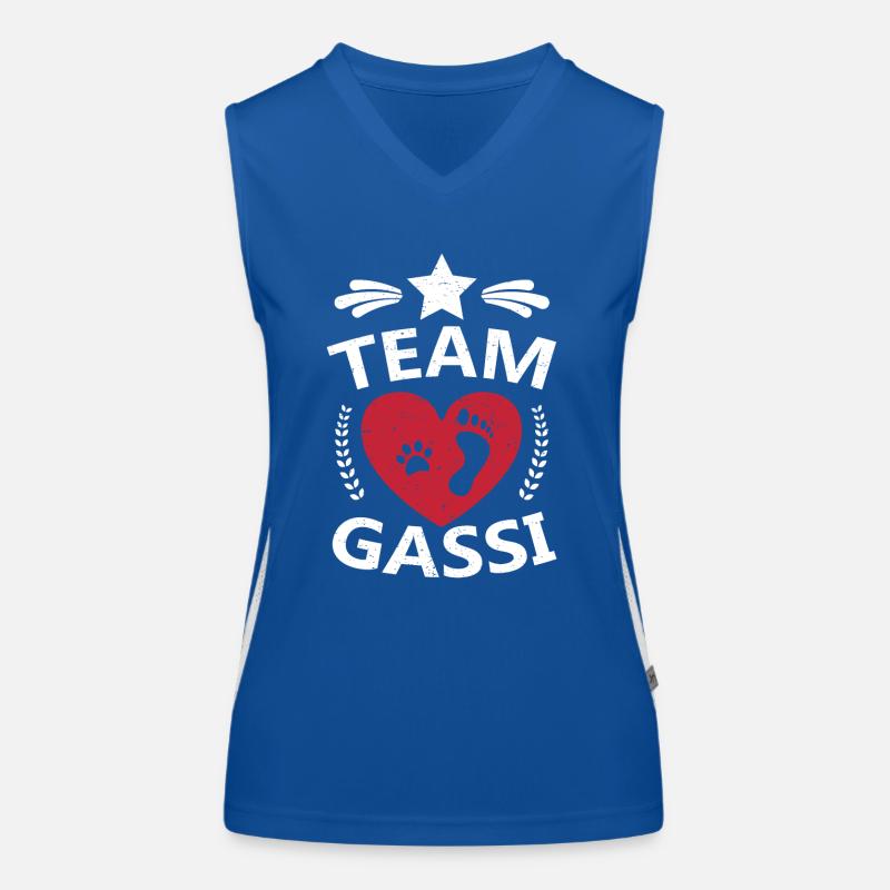 Team Gassi Funktionelles Kontrast-Tank Top für Frauen