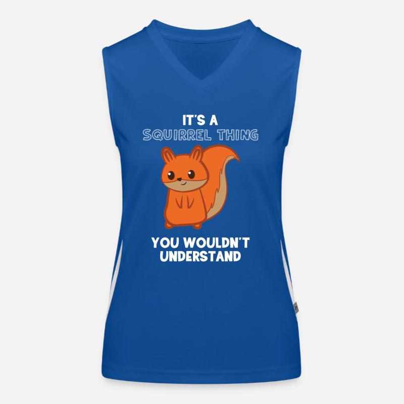 Eichhörnchen - Eichhörnchenfan - Eichkätzchen Funktionelles Kontrast-Tank Top für Frauen